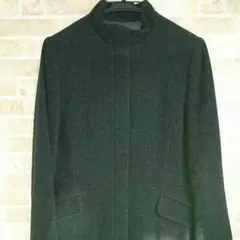 【美品】ZAZIE 濃グレーコート アンゴラ混のサムネイル