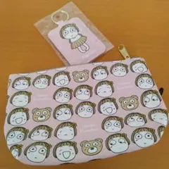ハナコ & クマちゃんポーチ　キーホルダー
