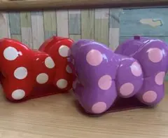 東京ディズニーリゾート　ミニー　デイジー　水玉リボン　ポップコーンバケット