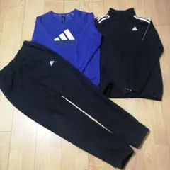 adidas スウェット　ジャージ　 3点セット 160