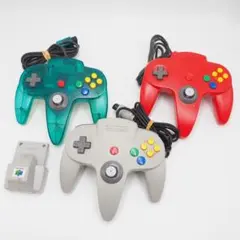 任天堂 Nintendo64コントローラー 3色セット 振動パック付