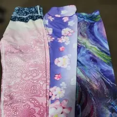 ヨガパンツ3本セット（花柄・抽象模様）