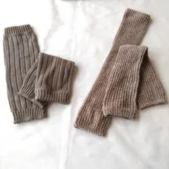 スリーコインズ　しまむら　レッグウォーマー　2セット