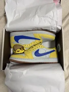 【新品未使用】AJ1LOW OG×Travis Scott Canary