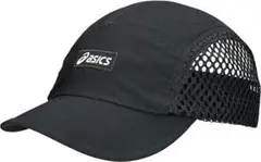 アシックス　ランニングウルトラライトキャップ　M/L　ブラック　asics