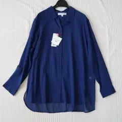 INES DE LA FRESSANGE 長袖シャツ シースルー　オーバーシャツ