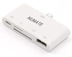 iPhone iPad専用Lightning 4in1 カードリーダー USB