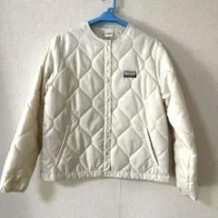 未使用品 アウトドア outdoor ノーカラージャケット アイボリー L