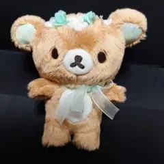 リラックマ ぶらさげぬいぐるみ マスコット お花 リボン リラックマ