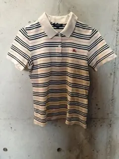 Burberry LONDON　ストライプ 半袖ポロシャツ