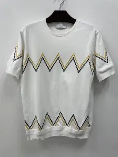 tomorrowland メンズジャガー柄ニット