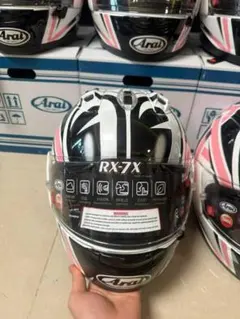 Arai RX-7X 赤白黒シャープライン フルフェイスヘルメット L - メルカリ