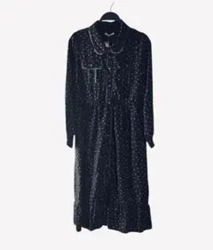 axes femme ドット柄マキシシャツワンピース　Mサイズ