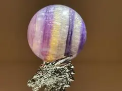 フローライトスフィア 4.8cm グリーン,紫混色 天然石 - メルカリ