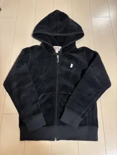 Juicy Couture ベロア ジップアップパーカー ブラック 6
