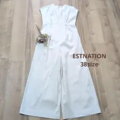 現品限り！ESTNATION　オールインワン　オフホワイト　Мサイズ