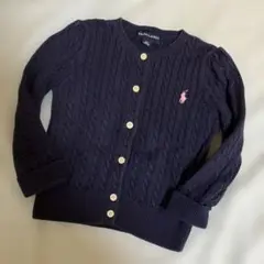 RALPH LAUREN　ラルフローレン　カーディガン　ネイビー　90cm