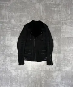 Balmain Homme AW10 ムートン ライダースジャケット 48 - メルカリ