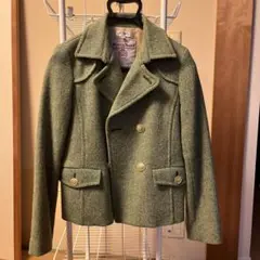 Harris Tweed 【メルカリ市特価】ダブルジャケット Lグリーン系のサムネイル
