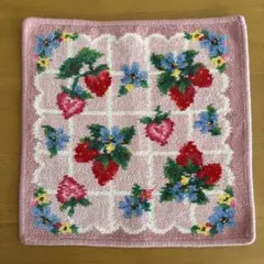 フェイラー　タオルハンカチ　ストロベリーフィールドプティ♡ピンク
