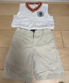 Ralph Lauren ハーフパンツ115cm DARKSケーブルニットベスト