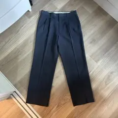 スラックス センタープリーツ ブルー系