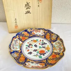 未使用箱付】其泉窯 有田焼 賞美堂 琳派 古伊万里 鉢ボウル 約21