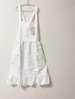 vintage はしごレース 貴重　デッドストック　エプロン　ワンピース　さえら