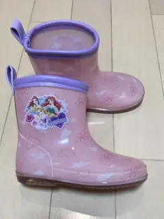Disney プリンセス 長靴 14.0cm ピンク
