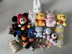 【新品】キャラクターぬいぐるみ・キーホルダーセット