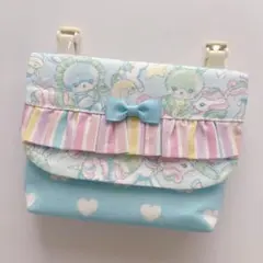 女の子 移動ポケット♪ポケット型マチ付き☆クリップ別売☆ラビットユニコーン