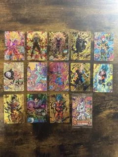 スーパードラゴンボールヒーローズ カード14枚セット 値下げ可能です