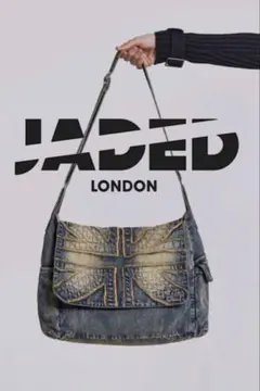 【美品】Jaded London ショルダーバッグ デニム メッセンジャーバッグ JADED LONDON Messenger Bag メッセンジャー バッグ - メルカリ