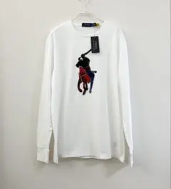 新品未使用タグ付き ポロ ラルフローレン ビッグポニー 長袖 Tシャツ 現行タグ