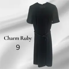 【Charm Ruby】ブラックフォーマルワンピース 冠婚葬祭 礼服 喪服 黒