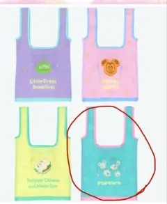 ディズニーランド カプセルトイ エコバッグ ポップコーン