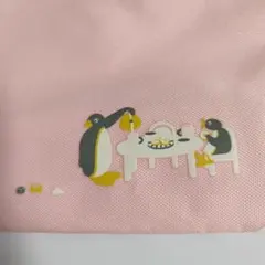 【未使用】ピングー PINGU ファスナー付き　ミニトートバッグ　銀行　保険証