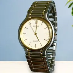 【稼働】SEIKO DOLCE 8N41-6230　GLD×SLV　コンビカラー