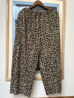 ❤️りん様❤️ニコアンド　豹柄　リブワイドパンツ 2025年最新】ニコアンド パンツ レオパードの人気アイテム