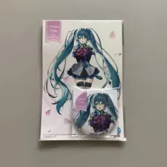 初音ミク ポストカード、缶バッジセット