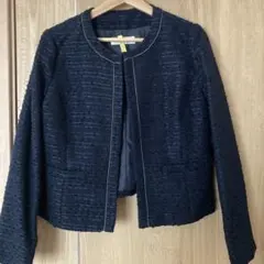 Kroneノーカラー　ツイードジャケット　卒業式　入学式