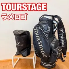 TOURSTAGE ツアーステージ キャディバッグ 9.5型 5分割 ラメロゴのサムネイル
