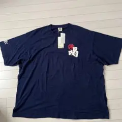 豊天商店 喝 豚 半袖Tシャツ ネイビー 5Lのサムネイル