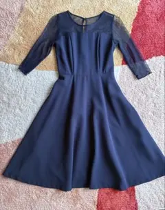 Andemiu パーティドレス　ネイビー