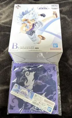 一番くじ　ワンピース　B賞ルフィギア5フィギュア、G賞タオルセット