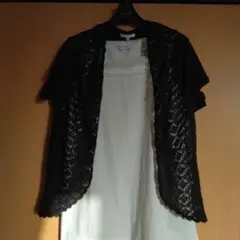 CINEMA CLUB ブラック カーディガン M