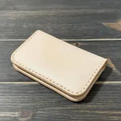 本革 ヌメ革 名刺入れ ‼
