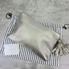 【新品未使用】アニヤハインドマーチ クラッチバッグ レザー タッセル