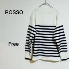 レディース ROSSO ストライプセーター Freeサイズのサムネイル