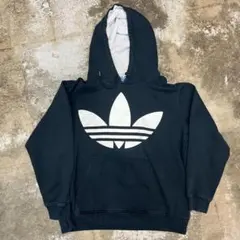 古着 adidasアディダス トレフォイル スウェットパーカー メンズL